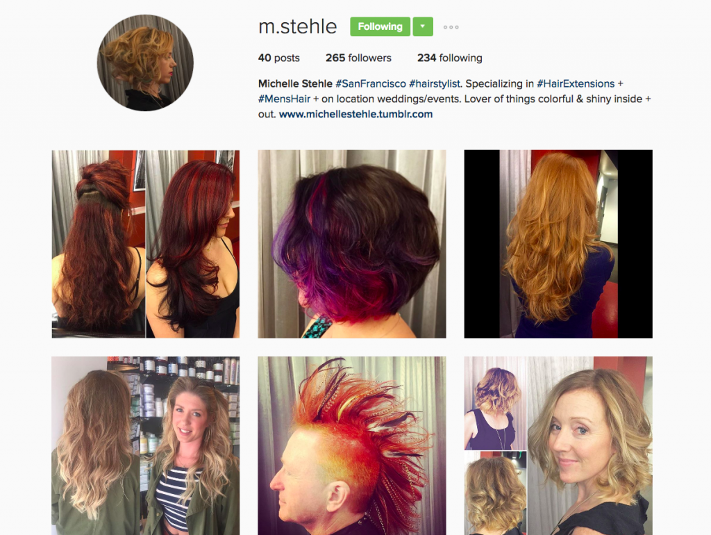 Hair Style Instagram Posts